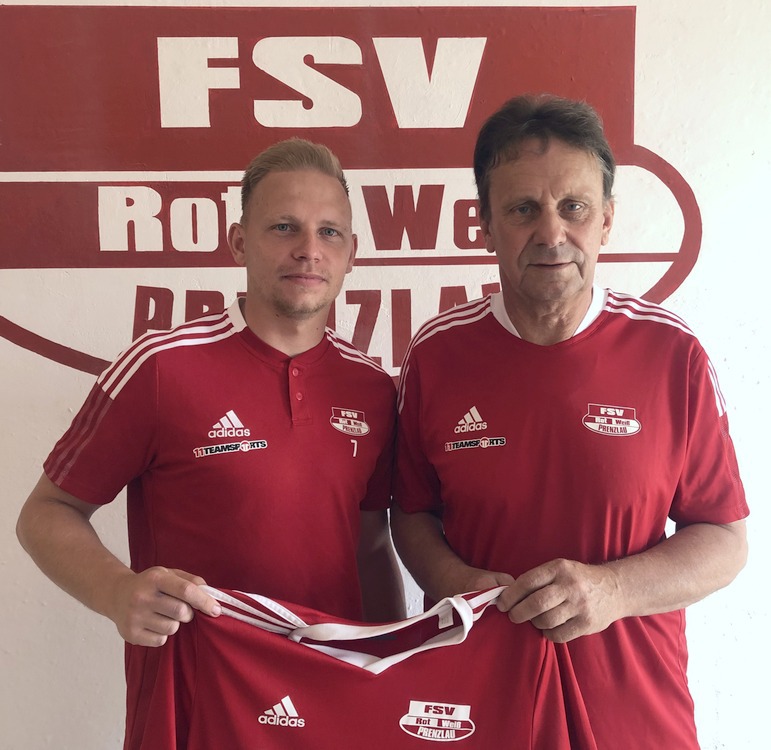 Denny Zabel (links), Co-Trainer Jörg Scharein (rechts)