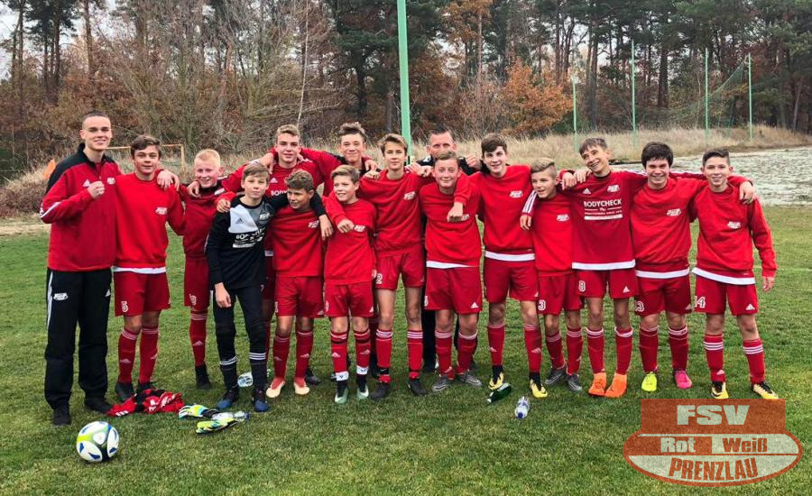14.11.2018  C-Junioren weiter in der Erfolgsspur FSV Rot-Weiß Prenzlau