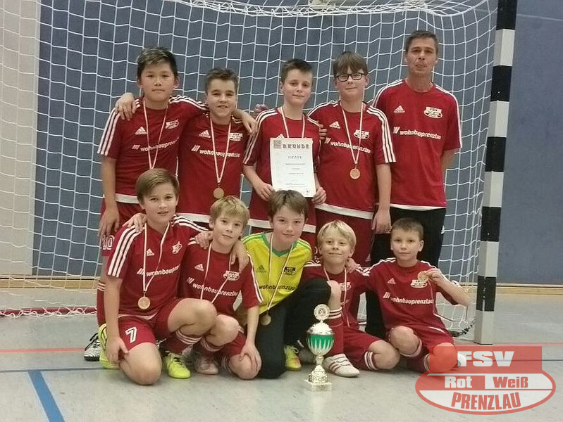 E1-Junioren Sieger bei Hallenkreismeisterschaft FSV Rot-Weiß Prenzlau