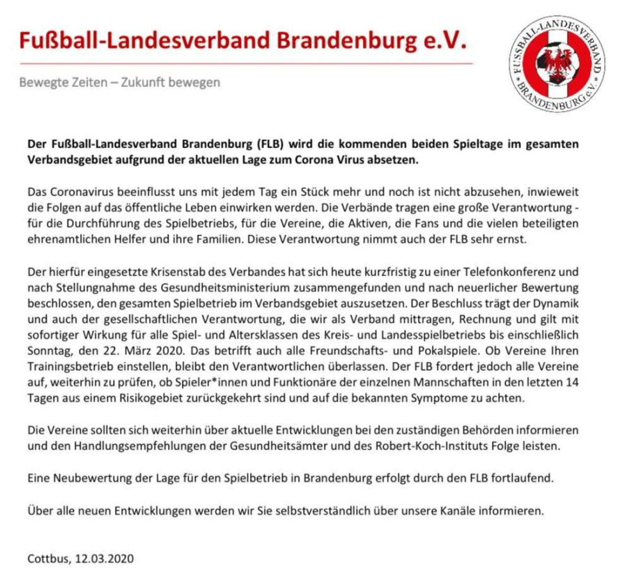 Fußball Landesverband Brandenburg e. V.